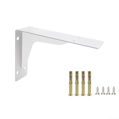 Dreieckige Halterung für wandmontierte Anwendungen, perfekt für schwere Regale und Spülen (20,3 cm) von QOXEZY