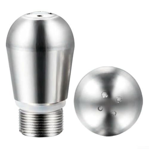 Edelstahl-Dampfstabdüse für Expobar-Kaffeemaschinen, 3/4-Loch-Design, 8 3 mm Schraubendurchmesser für optimale Leistung (vier Löcher) von QOXEZY