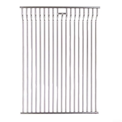 Edelstahl-Grillrost DPA111, verstellbarer Grillrost, kompatibel mit Broilmaster Größe 3 BBQ mit 8 mm Stäben für Outdoor-Grill, Wärmespeicherung und einfache Reinigung von QOXEZY