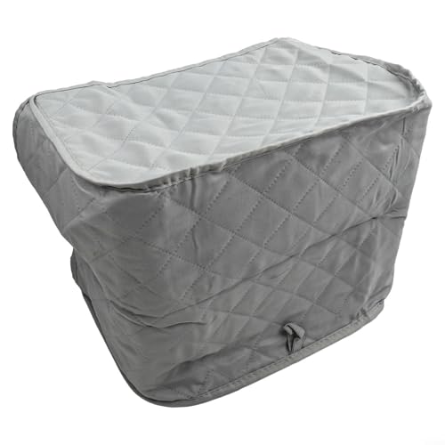 Effektiver wasserdichter Schutz für Brotmaschinen, stilvolle Küchenabdeckung (grau, groß) von QOXEZY