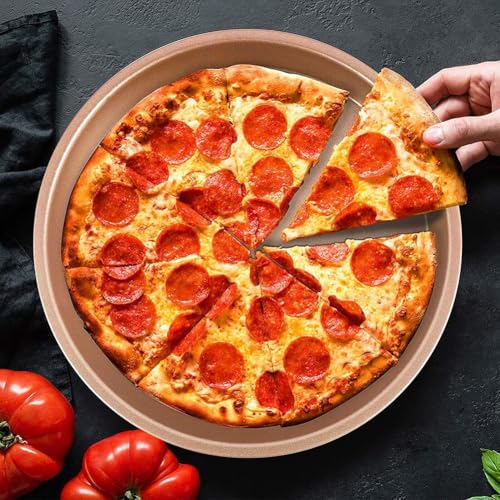 Effizient gebackene Pizzas mit unserem zuverlässigen 20,3 cm Antihaft-Tablett (20,3 cm) von QOXEZY