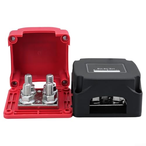 Effiziente 400 A Sammelschienen-Verteilerplatte für 12 V 48 V DC Verwendung in Booten und LKWs (rot + schwarz) von QOXEZY