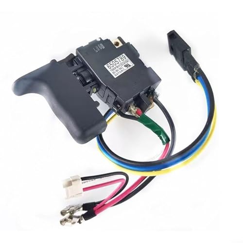 Elektrischer Handbohrschalter Ersatz für Mak 6506549 HR202D BHR202RFE DHR202 BHR202 DHR202RME DHR202Z, Kunststoff und Metall von QOXEZY