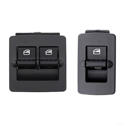 Ersatz Auto Fenster Steuerschalter Elektrisch Links-Rechts Taste Modell 1C0959527 für Beetle 1998 2010 OEM Fit (Einzelschalter) von QOXEZY