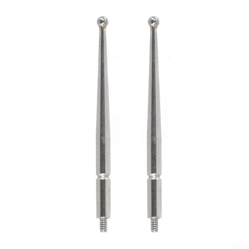 Ersatz-Kontaktpunkte-Set für Messanzeige, Hartmetallkugel 2 mm, M1 6 metrisches Gewinde von QOXEZY