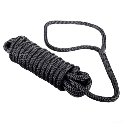 Essential Boots-Dockleinen für doppeltes Nylon für sicheres Festmachen mit beeindruckender Zugfestigkeit und Flexibilität (1,27 cm) von QOXEZY