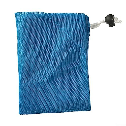 Feine Netztasche für Poolreiniger, PullNLock-Verschluss hält die Tasche sicher für Laubfresser und ähnliche Verwendung (3er-Pack) von QOXEZY