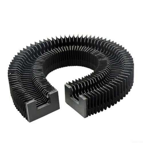 Flexibler Teleskop-Staubschutz für HGR25 CNC-Maschinen, Längenoptionen 200 x 1000 mm (600 mm) von QOXEZY