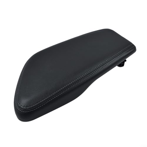 Für BMW Armlehne Box Abdeckung Mittelkonsole Deckel Leder Trim Pad Kompatibel mit X1 F48 F49 X2 F39 2er Serie F45 F46 Innenzubehör (Schwarz) von QOXEZY