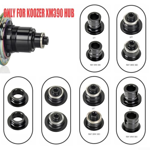 Für Koozer XM390 Fahrradnabenendkappen-Adapter, praktisches Werkzeug passend für 9101215x100135141142148mm (R 10x135/141mm) von QOXEZY