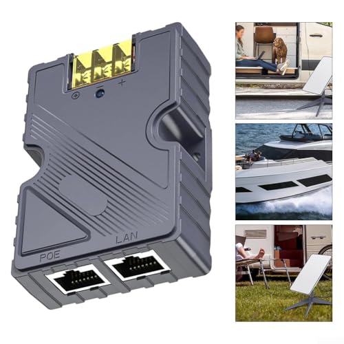 Gigabit-Ethernet-Unterstützung mit diesem zuverlässigen PoE-Injektor für den Einsatz mit dem Dish V2-System von Starlink Gigabit-Ethernet-Unterstützung mit diesem zuverlässigen PoE-Injektor für den Einsatz mit dem Dish V2-System von Starlink von QOXEZY