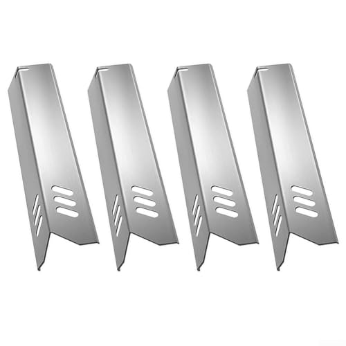 Grill Heizplatte Shield 15 Zoll Flame Tamer Ersatz für DGF510SSP DGF510SBP DGF510SSP-D Edelstahl Set Backyard GBC1440WRSB-C GBC1355W-C von QOXEZY
