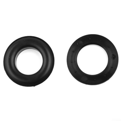 Haltbare und praktische verstellbare Kunststoff-Ösen innen 15 mm außen 28 mm (10 Stück schwarz) von QOXEZY