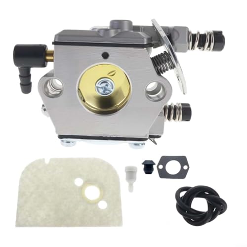 Kettensäge Vergaser Tuning Kit mit Luftfilter Kraftstoffleitung Ersatzteile kompatibel mit Modellen 009 010 011 012 C1S-S1D WT-21 Kettensäge Vergaser Tuning Kit mit Luftfilter Kraftstoffleitung Ersatzteile kompatibel mit Modellen 009 010 011 012 C1S-S1D WT-21 von QOXEZY