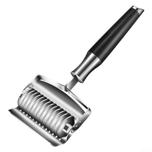 Kitchen Essential Manueller Nudelschneider aus Edelstahl für perfekte Teig- und Zutatenportionen (A) von QOXEZY