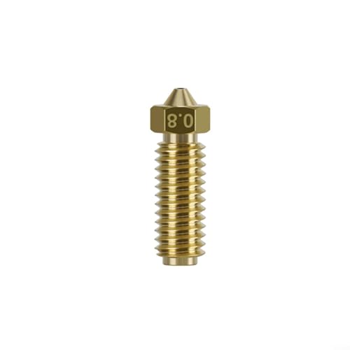 Kompatibles Düsenset für FDM-Drucker, verschiedene Größen (10 Stück 0 2 0 8 mm) passend für Anycubic für Kobra-Modelle von QOXEZY