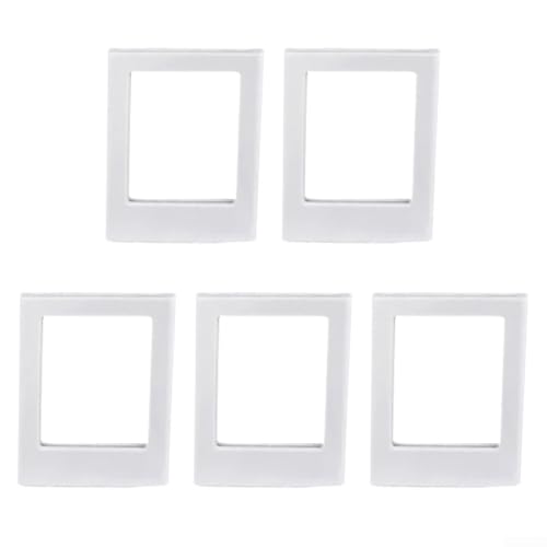 Magnetische Bilderrahmen für Instax Mini, 5 Stück, für einfache Darstellung der Momente des Lebens (schwarz) von QOXEZY