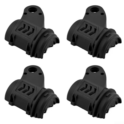 Multi-Winkel-Kopfhaube aus Kunststoff für Trimmer, mühelose Demontage für Wartung, 4 Stück, schwarz Multi-Winkel-Kopfhaube aus Kunststoff für Trimmer, mühelose Demontage für Wartung, 4 Stück, schwarz von QOXEZY