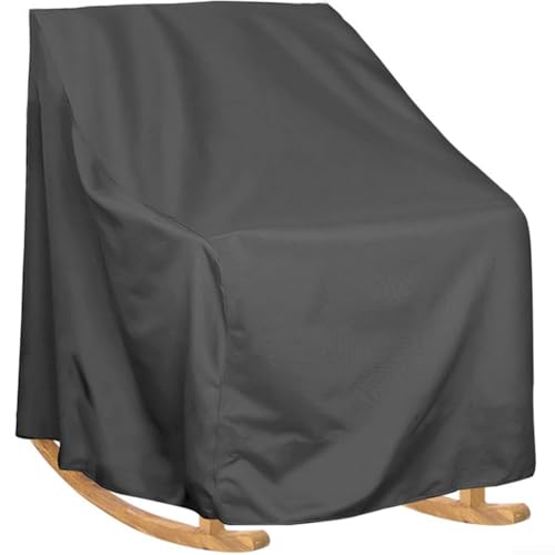 Outdoor Furniture Protection Waterproof Rocking Chair Cover with Wind Resistant Design Features von QOXEZY
