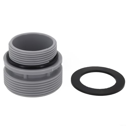 Poolschlauchadapter, 4K8001 für Intex 58254 Poolpumpe, Ersatz kurzer langer Schlauchadapter mit Dichtung, Poolschlauch-Adapter Ersatz (kurz) von QOXEZY