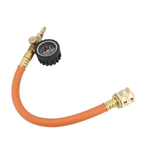 Professionelles 43,2 cm Messing-Überwinterungsset für Wohnmobile und Sprinkler mit Steuerventil und Messgerät von QOXEZY