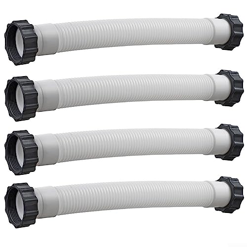 QOXEZY 1/2/4 Stück Pool Sandfilter Pumpenschlauch 11535 Verbindungsschlauch für Intex 16 Zoll Filterpumpe Sole-System & Sandfilter für 26371CA 28647EG Soft-Sided Pools von QOXEZY