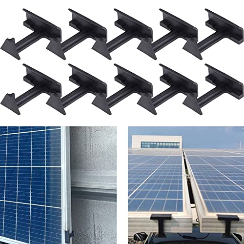 QOXEZY 10 Stück Solarmodul-Drainage-Clips Photovoltaik-Paneele Drainage Klemmen Wasserablauf Clips entfernen Wasser Staub Clips 30 mm, 35 mm, 40 mm optional von QOXEZY