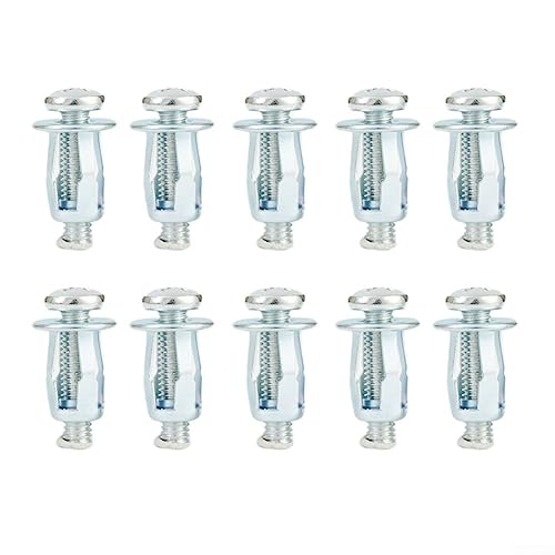 QOXEZY 10PCS Metall Blütenblatt Bolt Hohl Metall Wand Mutter Geeignet Für Wagenheber/Wagenmutter von QOXEZY