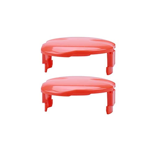 QOXEZY 2/4 Stück Trimmer-Spulenabdeckung für SmallCut 300 + Accu + Easy + Comf. 8845 8844 9824 9826 9588845 Rasentrimmer-Ersatzteile, Rasentrimmer-Spulenkappe (2 Stück) von QOXEZY
