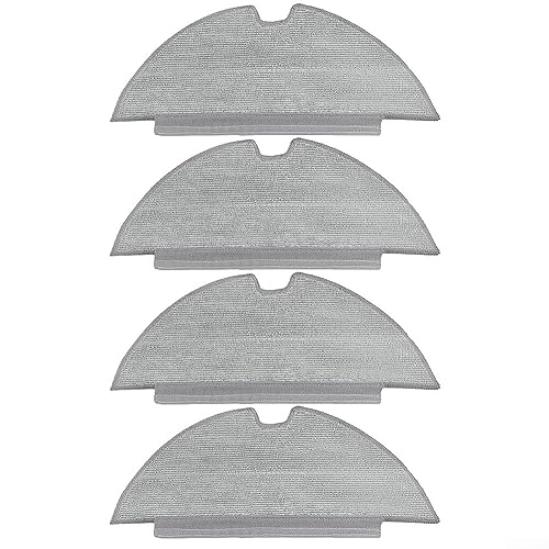 QOXEZY 4 Packungen Mikrofaser-Mopp-Pads für Eufy RoboVac L35 für Hybrid/L35 für Hybrid+ Staubsaugerzubehör, wiederverwendbare Bodenwischer-Reinigungstücher, weiches Pad QOXEZY 4 Packungen Mikrofaser-Mopp-Pads für Eufy RoboVac L35 für Hybrid/L35 für Hybrid+ Staubsaugerzubehör, wiederverwendbare Bodenwischer-Reinigungstücher, weiches Pad von QOXEZY