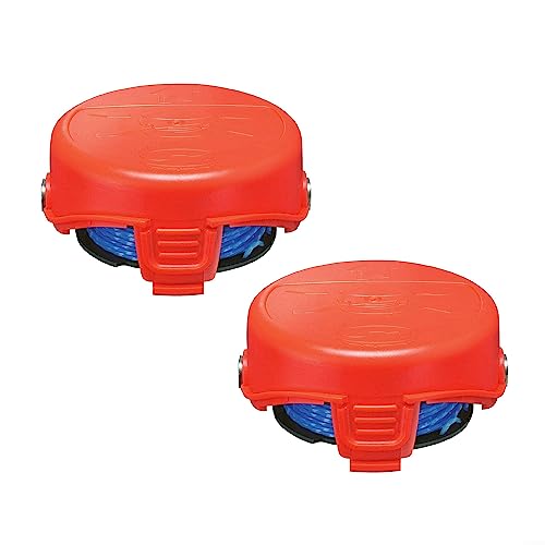 QOXEZY Rasentrimmerfaden und Abdeckung, 2 Spulen + 2 Kappen, für Black & Decker GL650 GL660 GL670 GL315 GL655 GL656 Rasentrimmer, Ersatzspule und Faden QOXEZY Rasentrimmerfaden und Abdeckung, 2 Spulen + 2 Kappen, für Black & Decker GL650 GL660 GL670 GL315 GL655 GL656 Rasentrimmer, Ersatzspule und Faden von QOXEZY