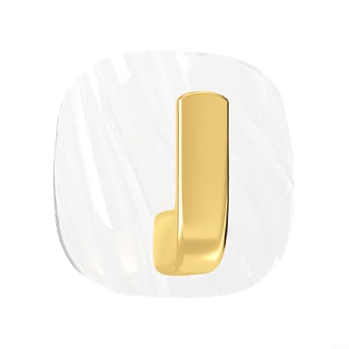 QOXEZY Stilvoller und praktischer kleiner Haken, hält bis zu 2 kg, erhältlich in runder oder quadratischer Form (quadratisch) von QOXEZY