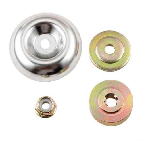 Rasentrimmer-Adapter-Set mit vier Teilen für sichere Klingeninstallation und verbesserte Gartenwerkzeug-Funktionalität von QOXEZY