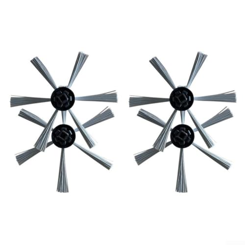 Roboter Staubsauger Seitenbürste Ersatz Set, Für SilverCrest M690 Und Für WAP W310, 4 Stück Nylon Zubehör Für Eckenreinigung von QOXEZY