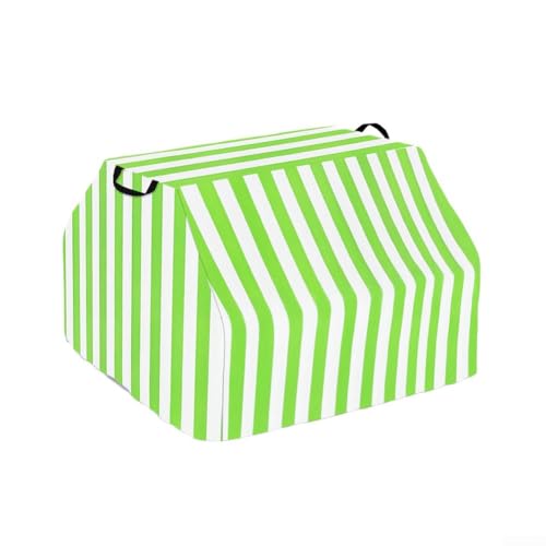 Sandkasten-Abdeckung für Kinder, wasserdicht, 210D-Oxford-Gewebe, elastischer Rand, doppelt genäht, Sandkasten-Abdeckung mit seitlichen Griffen, für Spielbereich im Freien, 75 x 75 cm (Grün 210D) von QOXEZY