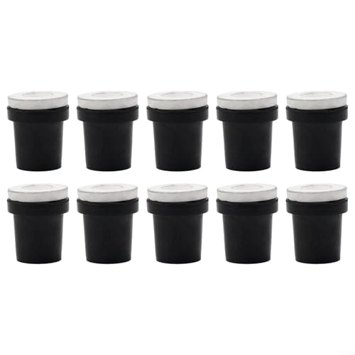 Sandstrahldüsen Set mit 10 Stück für 5 Gallonen Sandstrahltanks, mit 23 5 mm Spitzen und Lochdurchmessern von 2 3 5 mm, Kunststoff und Keramik Konstruktion (3 mm) von QOXEZY
