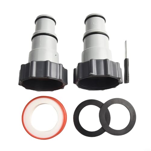 Schlauchadapter für Intex Poolsets 1 25 auf 1 5 Anschluss mit PVC-Material von QOXEZY