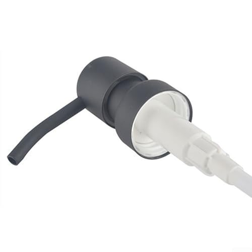 Seifenspender aus Metall und Lotionspender, 2 Stück, mit stilvollem Vogelkopf (schwarz) von QOXEZY