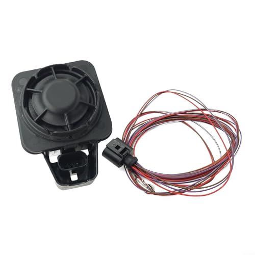 Sicherheitsalarm-Sirene für Hupe 5QD951605 kompatibel für Golf 7 für Passat B8 für Tiguan 8V inkl. Kabelbaum Sicherheitsalarm-Sirene für Hupe 5QD951605 kompatibel für Golf 7 für Passat B8 für Tiguan 8V inkl. Kabelbaum von QOXEZY