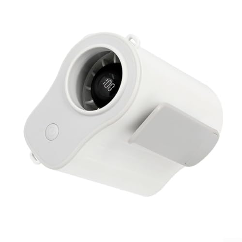 Taillen- und Halsventilator mit 100 Geschwindigkeitsstufen für individuelle Luftzirkulation und Komfort, wohin Sie auch gehen (weiß) von QOXEZY