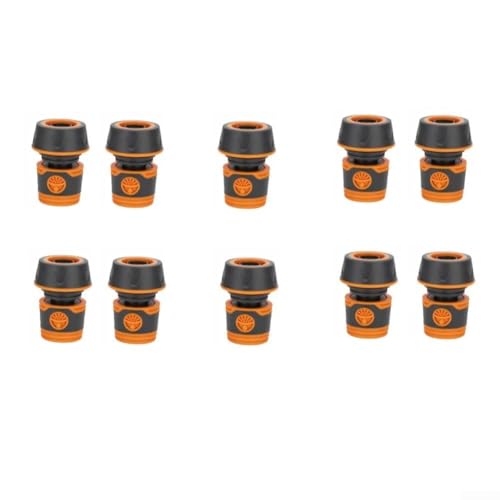 ToolFree Gartenschlauchverbinder, Schnellkupplungen für schnelle Bewässerung, 10 Stück ToolFree Gartenschlauchverbinder, Schnellkupplungen für schnelle Bewässerung, 10 Stück von QOXEZY