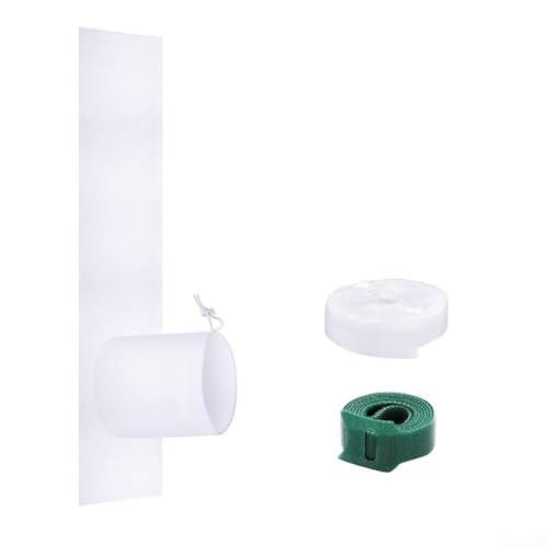 Tragbare Klimaanlagen-Fensterdichtungs-Set mit verstellbarem Design, Polyester-Gewebe, Lüftungsdichtung für mobile Wechselstromgeräte, einfache Installation, mit Befestigungsband, weiß (90 cm x 25 cm) Tragbare Klimaanlagen-Fensterdichtungs-Set mit verstellbarem Design, Polyester-Gewebe, Lüftungsdichtung für mobile Wechselstromgeräte, einfache Installation, mit Befestigungsband, weiß (90 cm x 25 cm) von QOXEZY