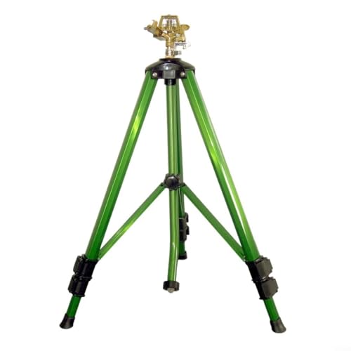 Verstellbarer Gartensprinkler mit robustem Stativständer, um 360 Grad drehbarer Sprinklerkopf aus Aluminiumlegierung für Rasenbewässerungssystem, ausziehbare Höhe 50–105 cm Verstellbarer Gartensprinkler mit robustem Stativständer, um 360 Grad drehbarer Sprinklerkopf aus Aluminiumlegierung für Rasenbewässerungssystem, ausziehbare Höhe 50–105 cm von QOXEZY