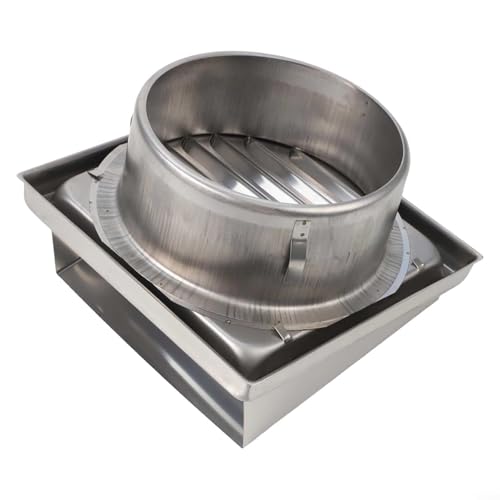 Verstellbares Edelstahl-Wand-Lüftungsgitter für verbesserte Belüftung, 125 mm und 150 mm Optionen (150 mm) von QOXEZY