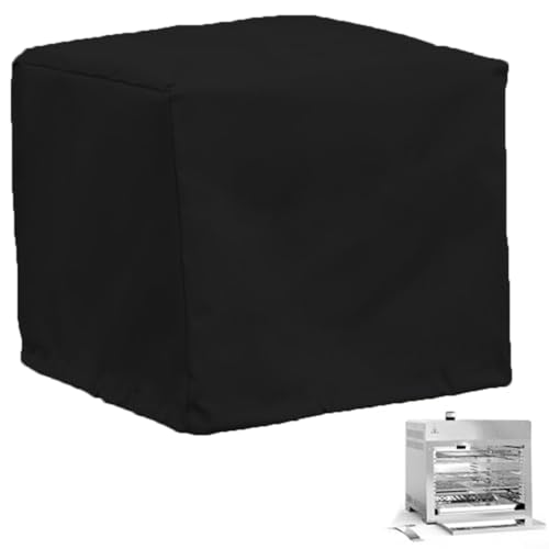 Wasserdichte Gasgrill-Abdeckung mit UV-Schutz, aus 210D/420D Oxford-Gewebe für Grills, staubdichtes Design mit verstellbarem Kordelzug sorgt für sicheren Sitz (420D) von QOXEZY