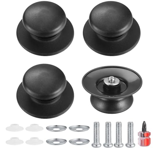 For 4er-Pack Bakelit-Topfdeckelknöpfe – Universelle Ersatzgriffe for Kochgeschirr und Pfannen For 4er-Pack Bakelit-Topfdeckelknöpfe – Universelle Ersatzgriffe for Kochgeschirr und Pfannen von QPAJWAKS