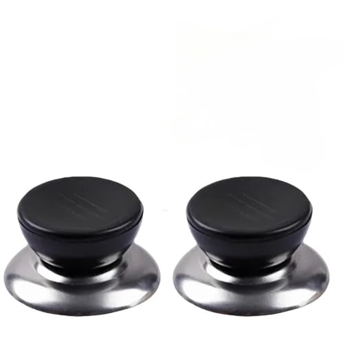 Kochgeschirr-Knopfabdeckung, Glasbodenabdeckung, 4 Stück, Schnellkochtöpfe, universeller Topfdeckelgriff(2pcs) von QPAJWAKS