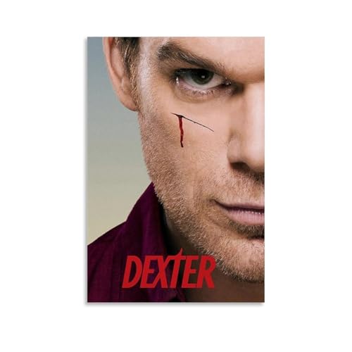 QPKNZNBAR Dexter Poster Tv Series Vintage Psychological Thriller Für Zimmer, Ästhetische Leinwand-Wandkunst, Schlafzimmer-Dekor Posters 20x30inch(50x75cm) von QPKNZNBAR