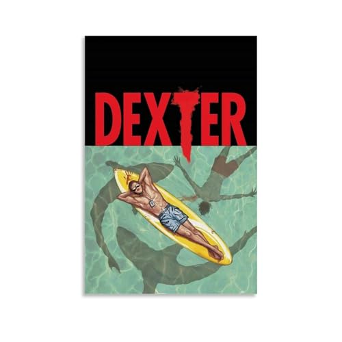 QPKNZNBAR Dexter Tv Series Poster Vintage Psychological Thriller Für Zimmer, Ästhetische Leinwand-Wandkunst, Schlafzimmer-Dekor Posters 08x12inch(20x30cm) von QPKNZNBAR