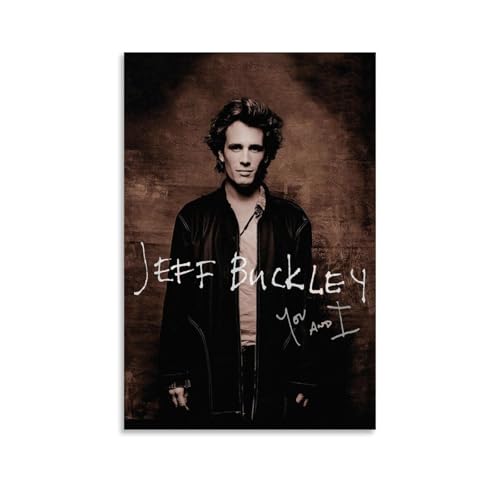 QPKNZNBAR Jeff Poster Buckley Music Vintage Für Zimmer, Ästhetische Leinwand-Wandkunst, Schlafzimmer-Dekor Posters 08x12inch(20x30cm) von QPKNZNBAR